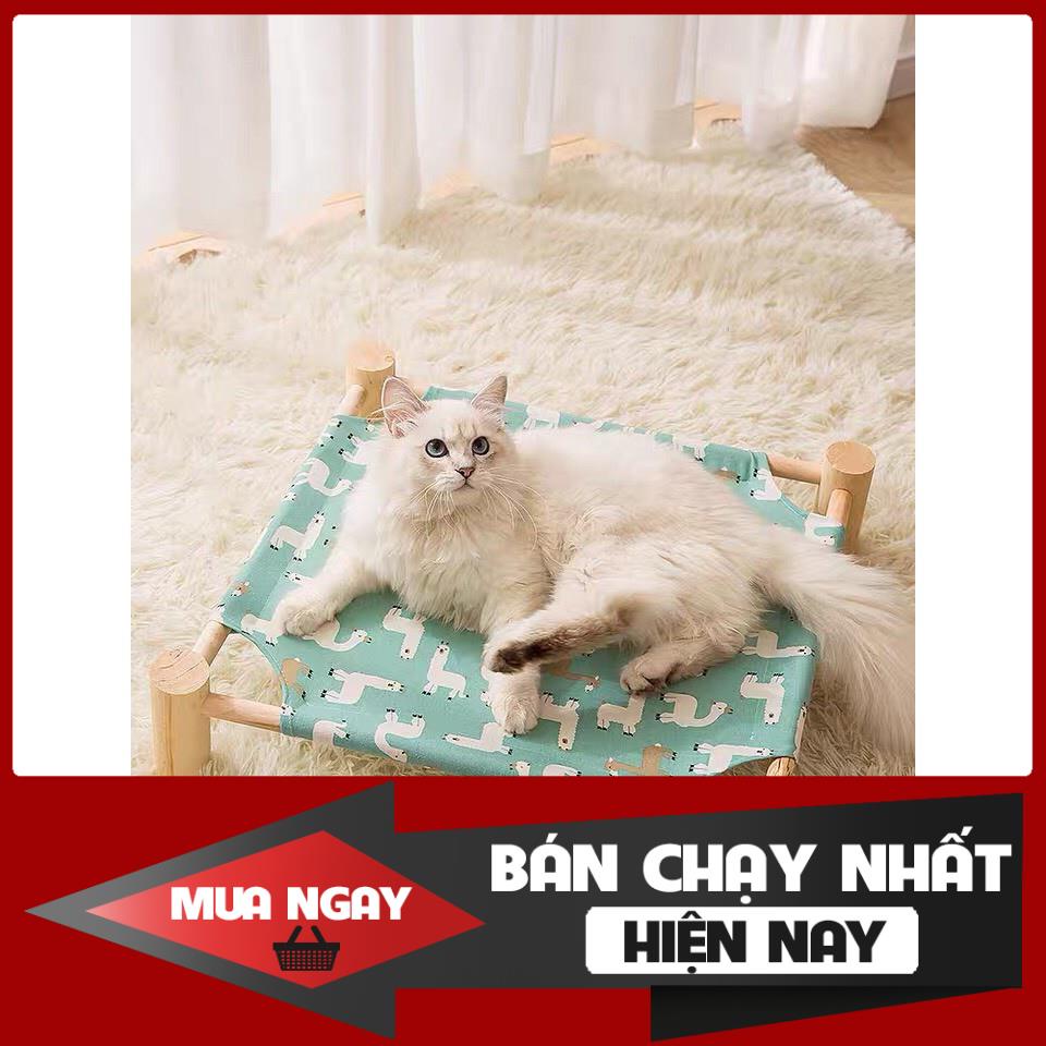 [ RẺ VÔ ĐỊCH ] Giường ngủ gỗ cao cấp dành cho thú cưng