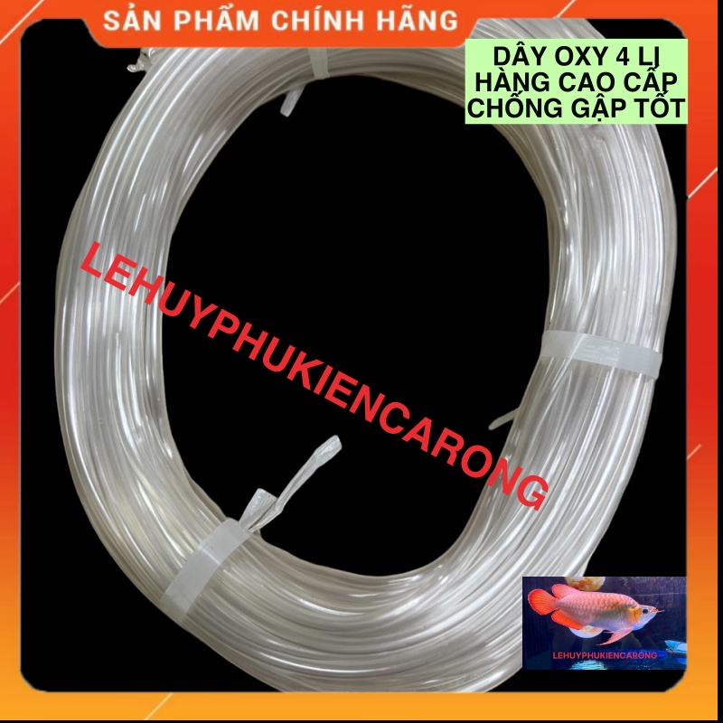Cuộn Dây Oxy 4Li 5Li Chống Gập - Cuộn 30 Mét Giành Cho Máy Sủi Hồ Cá