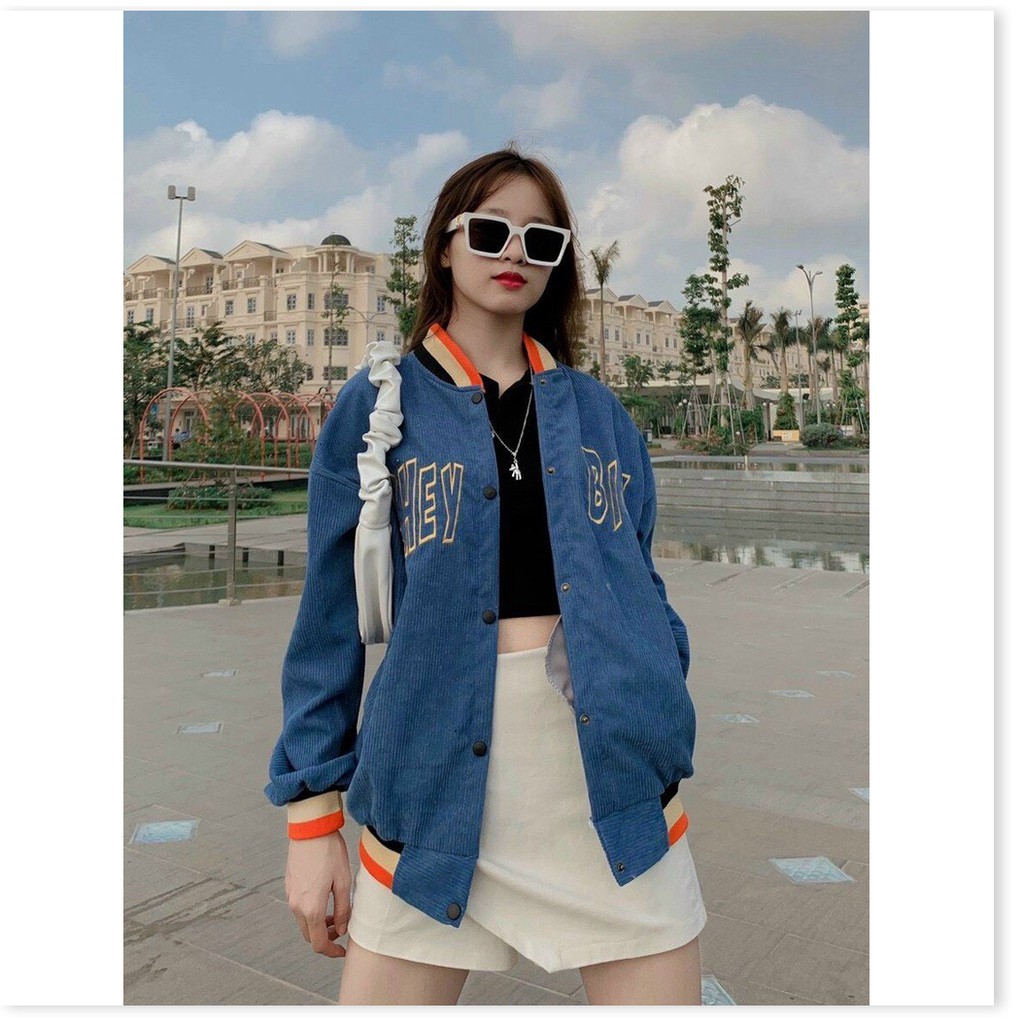 ÁO KHOÁC NỮ BOMBER UNISEX NHIỀU MÀU SẮC XINH XẮN LANA FASHION