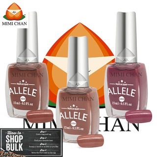 Các Màu Da Ruốc, Nâu, Socola Quý Phái, Sơn Móng Tay Allele - AE01 Chai 15ml, Đa Dạng Màu Sắc, Không Độc Hại