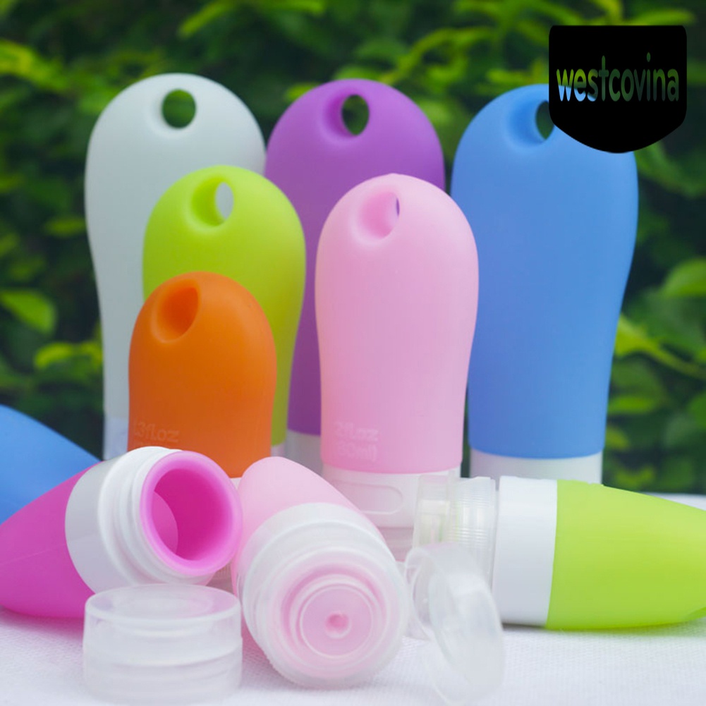 [Hot]☀ Tuýp Silicone Rỗng Đựng Dầu Gội 38 / 60 / 90ml Tiện Dụng Khi Đi Du Lịch