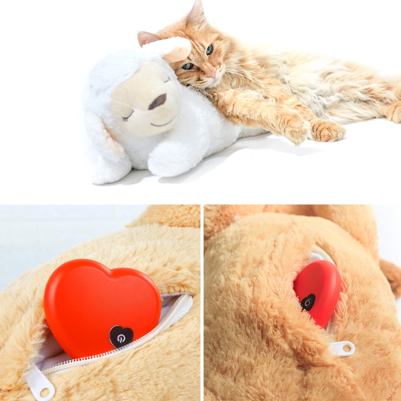 Đồ Chơi Bắt Nhịp Tim Bằng Lông Nhung Mềm Mại Siêu Bền Dành Cho Cún Cưng