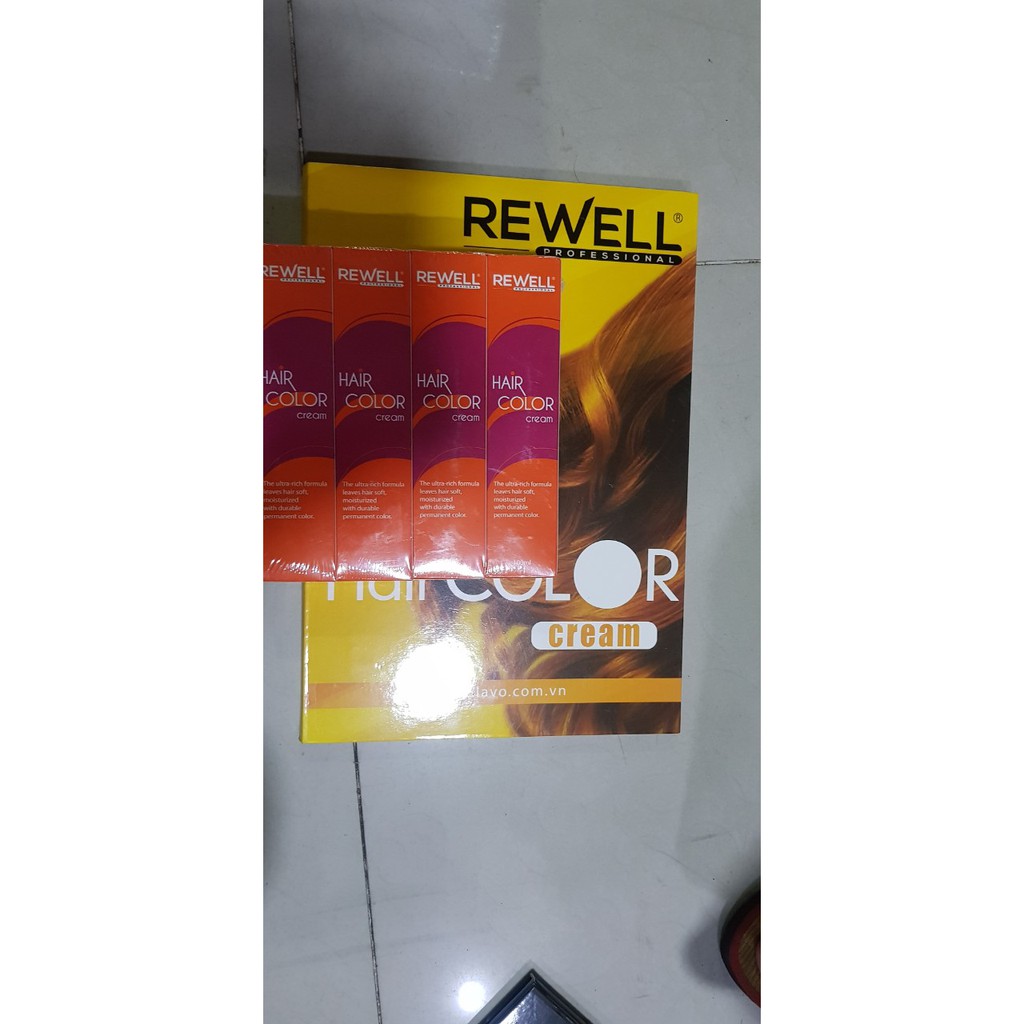 KEM NHUỘM TÓC CHUYÊN NGHIỆP REWELL 100g