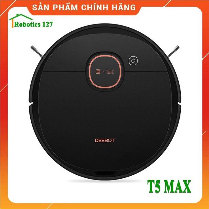 Robot hút bụi lau nhà ECOVACS DEEBOT T5 MAX - Hàng trưng bày chưa qua sử dụng_ Tặng app ecovacs home