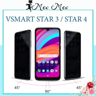 Kính Cường Lực Chống Nhìn Trộm VSMART Star 3 / Star 4 - Bảo Vệ Sự Riêng Tư Tuyệt Đối , Độ Cứng 9H+ Tặng Kèm Khăn Lau