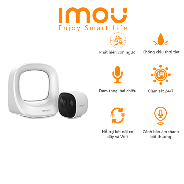 Bộ Kit Camera Giám Sát Imou Cell Pro - Hàng Chính Hãng