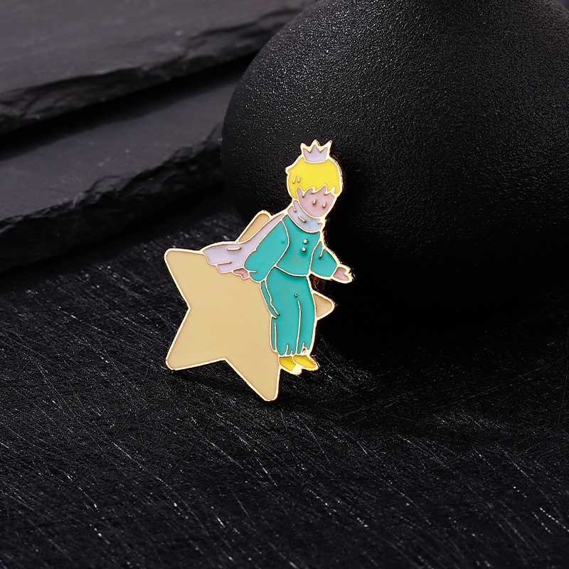 Huy Hiệu Cài Áo Kim Loại Họa Tiết Hoạt Hình Sáng Tạo Dành Cho Nam Nữ