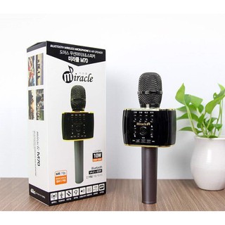 Micro Bluetooth Miracle MP70 Hát Karaoke Trên Điện Thoại Di Động Chính Hãng Hàn Quốc