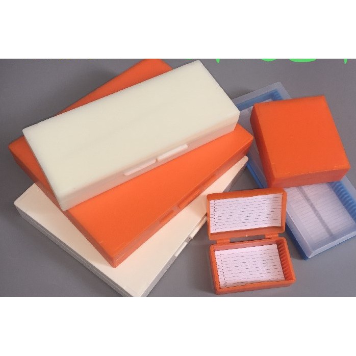 Hộp Đựng Tiêu Bản Sinh Học Hộp Đựng Tiêu Bản - Lam Kính Hiển Vi 25, 50, 100 Vị Trí Được Đánh Số Thự Tự Sẵn