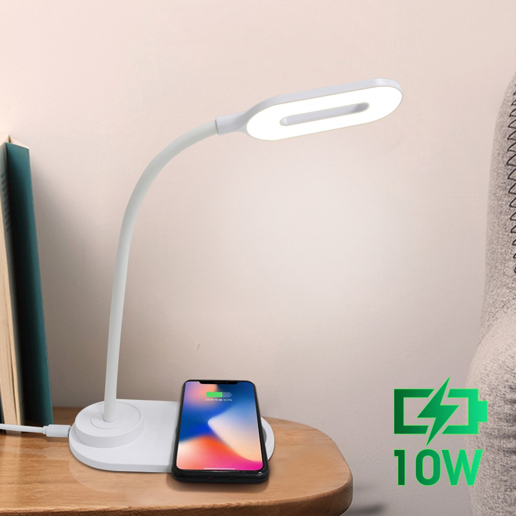 Đèn Led Để Bàn Không Dây Tạo Bọt Công Nghệ Qi 61
