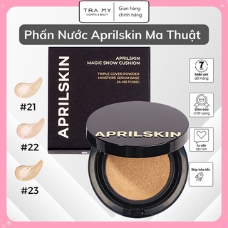 Phấn nước ma thuật april skin black magic snow cushion