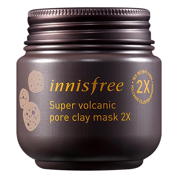 Siêu mặt nạ chăm sóc lỗ chân lông Innisfree super volcanic pore clay mask 2x 100ml
