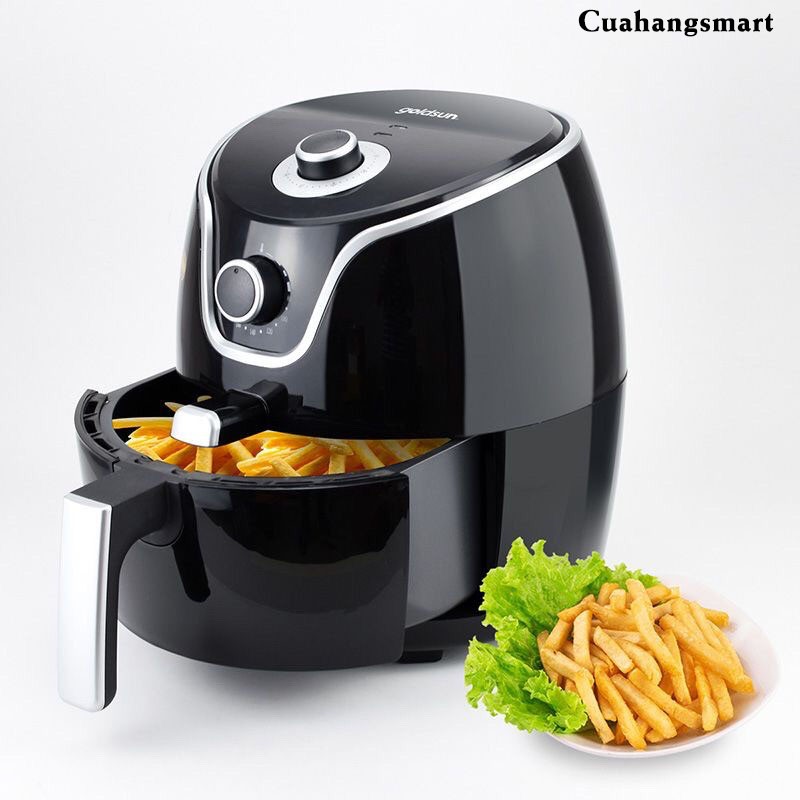 Nồi Chiên Không Dầu Goldsun 4,5L Dùng Trong Gia  Đình, Tốt Cho Sức Khỏe - Công Suất 1400W