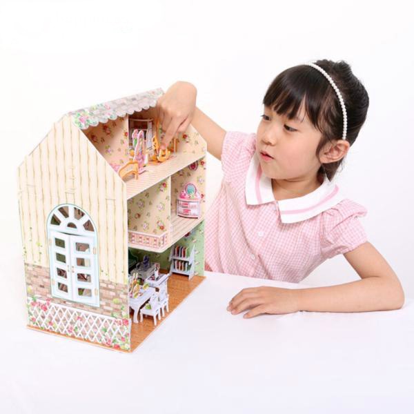 Mô hình giấy 3D CubicFun - Nhà búp bê cổ tích - Dreamy Dollhouse - P645h