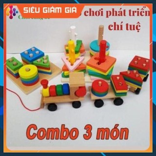 Combo 3 món đồ chơi phát triển trí tuệ cho bé yêu -Dog store