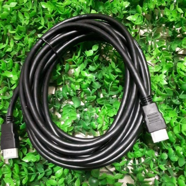 Combo 10 Sợi Dây Cáp Tín Hiệu HDMI 5m Tròn Đen Chuẩn 1080dpi