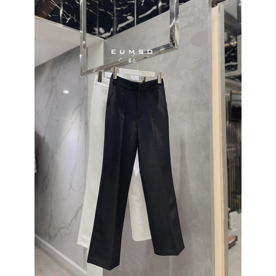 EUMSO - Quần tây thiết kế lưng cao ống suông LANA TROUSERS