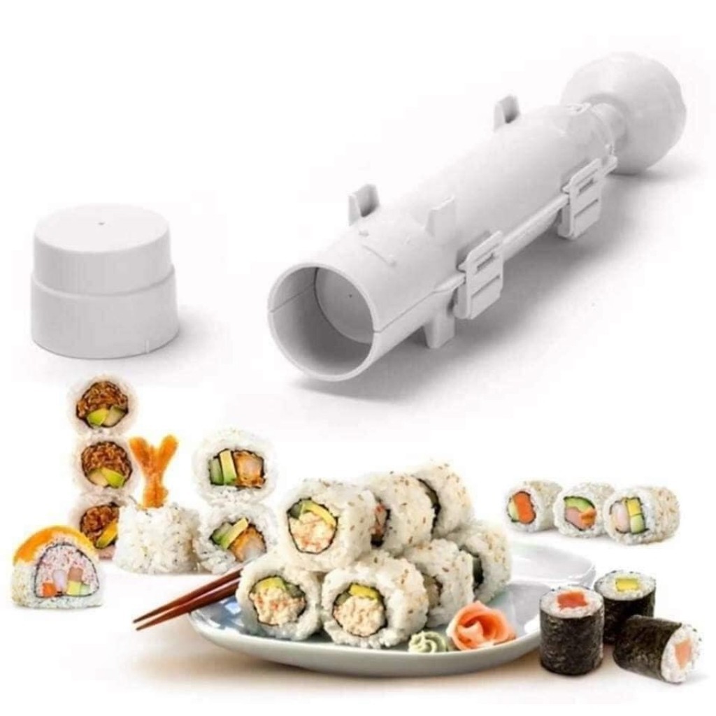 Khuôn Làm Cơm Cuộn Sushi - Khuôn Nhựa Làm KimBap Tại Nhà Dễ Dàng