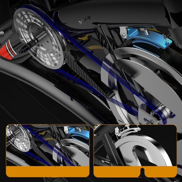 Xe Đạp Thể Dục Tại Nhà Cao Cấp Giúp Giảm Mỡ, Xe Tập Thể Dục Không Gây Tiếng Ồn Hapo HP15