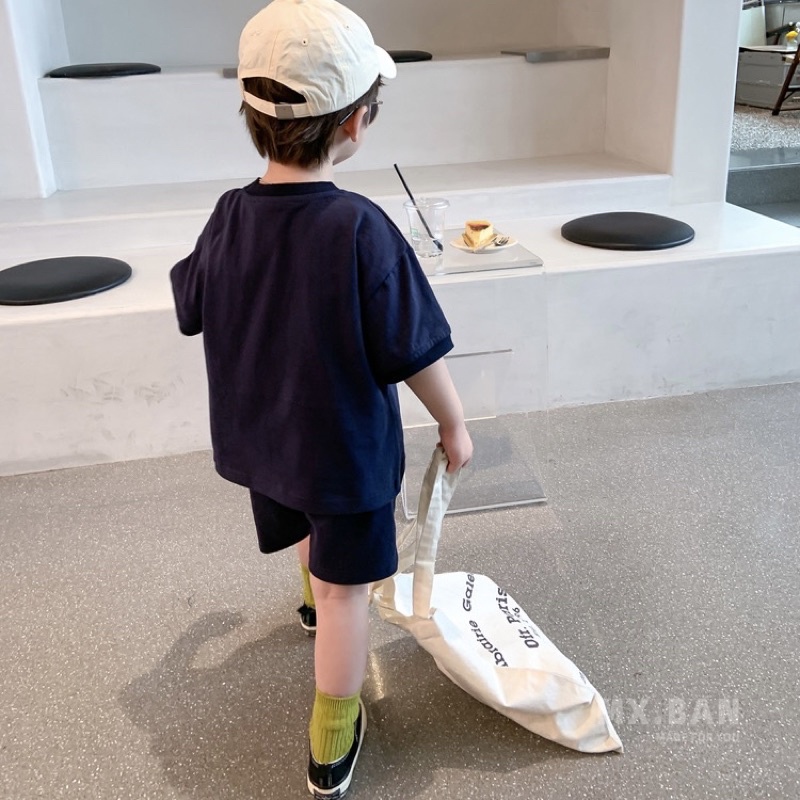 Bộ đồ bé trai bóng chày , chất cotton mềm mại an toàn cho da bé