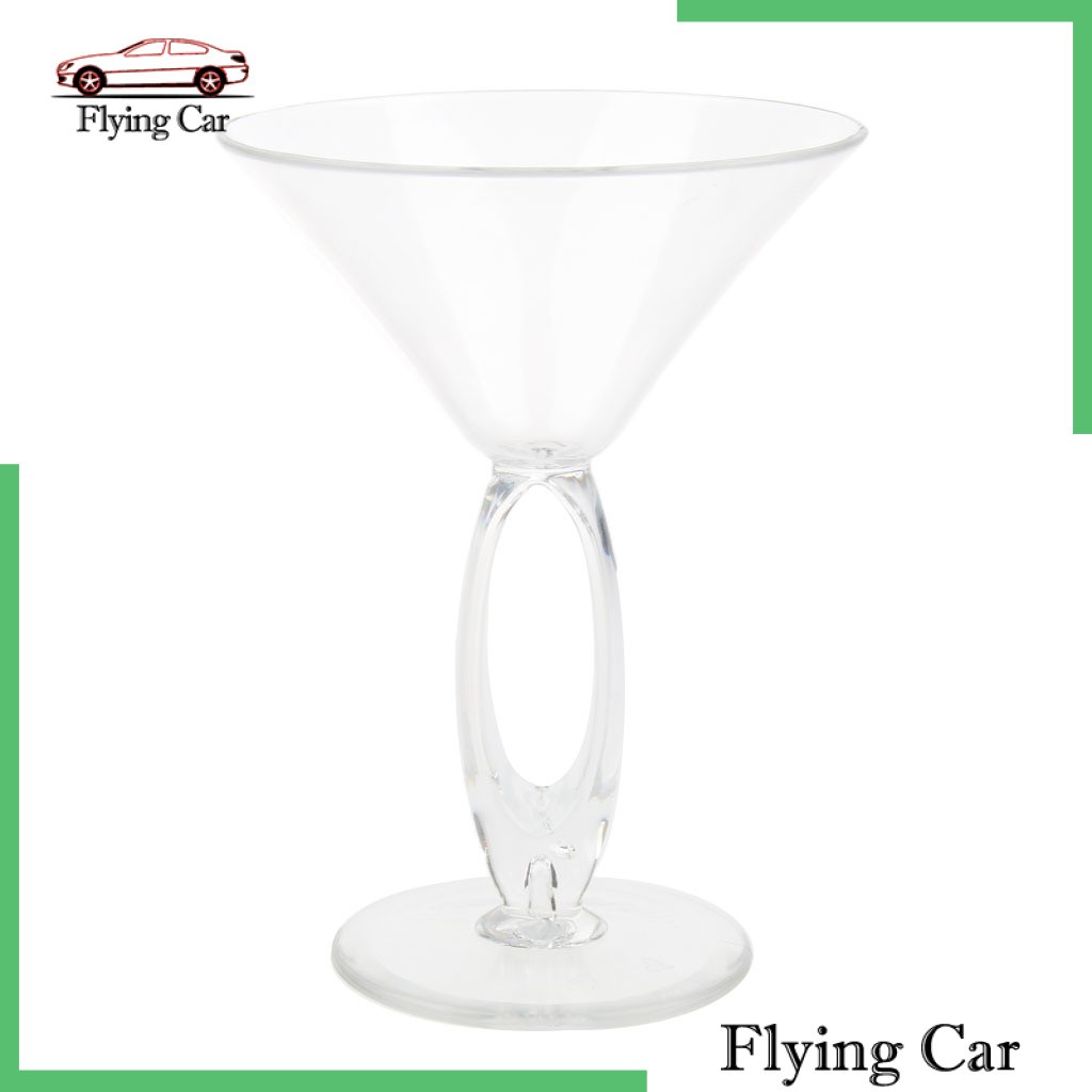 Ly Thủy Tinh Uống Cocktail Hình Xe Hơi Bay Sáng Tạo