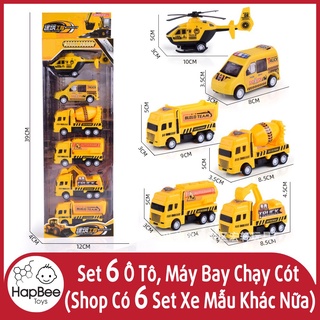 Đồ Chơi Bộ Sưu Tập Xe Cót - Xe Công Trường, Máy Bay Màu Sắc Đa Dạng, Nhựa Cao Cấp