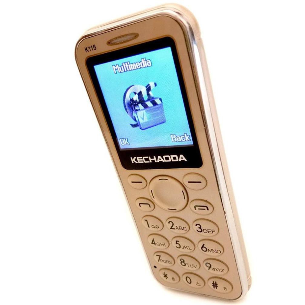 Điện thoại mini Kechaoda K115 kiêm tai nghe bluetooth nhỏ gọn 3 sóng siêu mỏng BH 12 tháng
