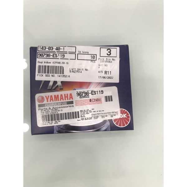 Bugi Iridium chính hãng Yamaha chân dài cho Exciter 150, Exciter 155 - Yamaha Town Hương Quỳnh
