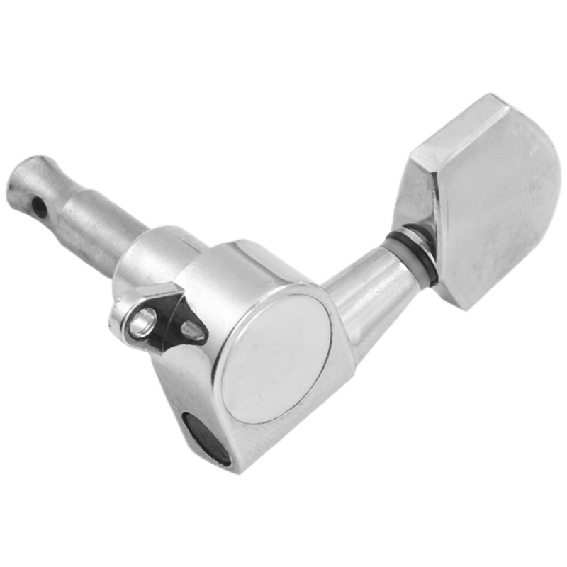 Set 6 Núm Vặn Điều Chỉnh Dây Đàn Guitar Trái + 3 Trái / Phải Màu Bạc