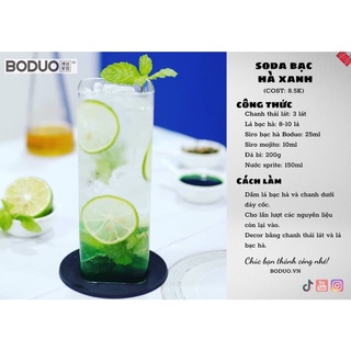siro boduo bạc hà 2lit