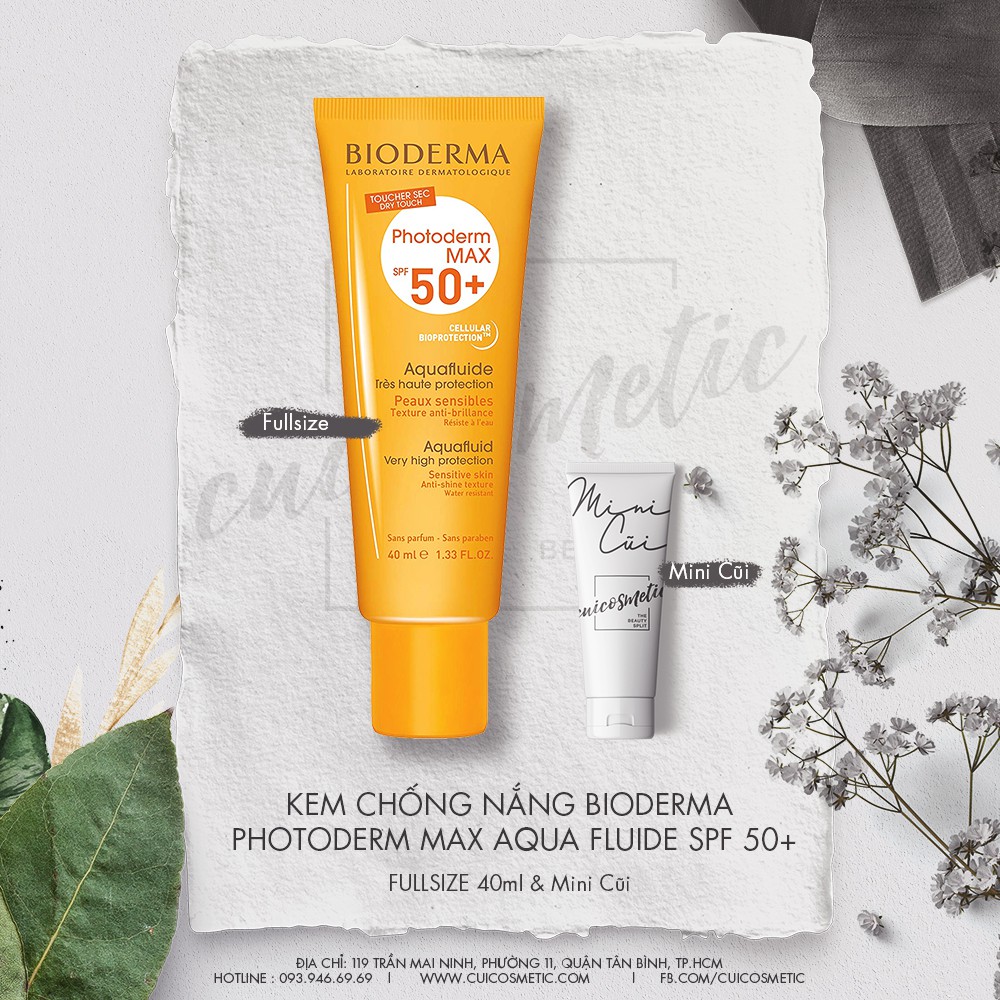 Kem chống nắng Bioderma Photoderm Max Aqua Fluide SPF 50+