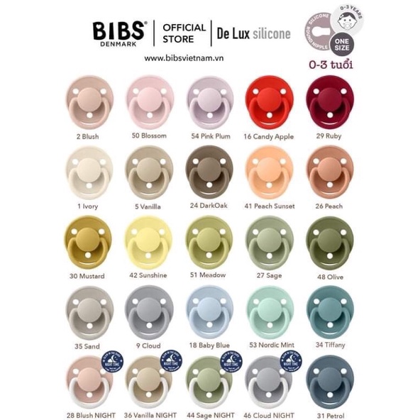 Bibs - Ti giả bibs Silicon 0M+ cho bé BB4444