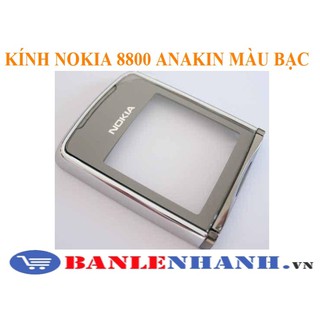 KÍNH NOKIA 8800 ANAKIN MÀU BẠC  [KÍNH ZIN, XỊN]