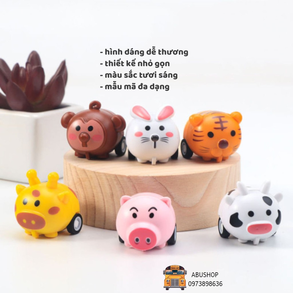 Đồ chơi chạy đà hình động vật tăng vận động cho bé, trưng bày A35