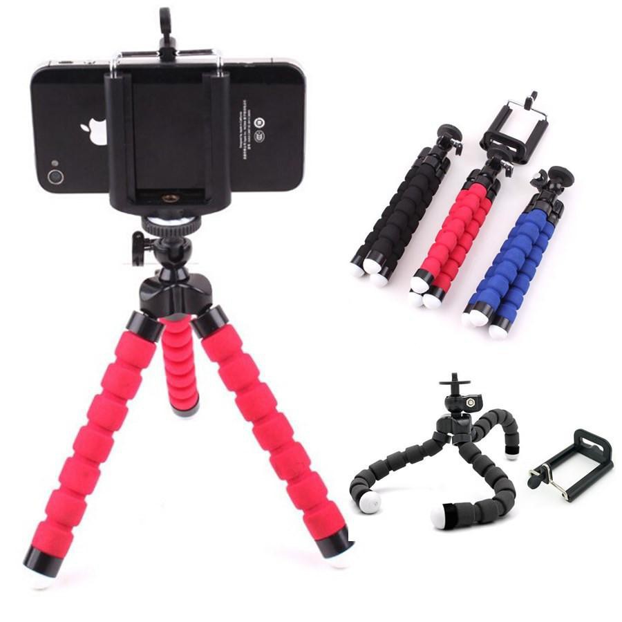 Giá đỡ điện thoại TRIPOD 3 Chân Bạch Tuộc Xốp Dẻo - Uốn mọi địa hình