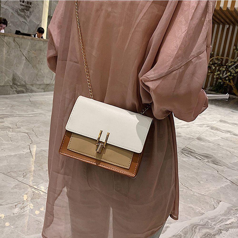 USNOW Túi Đeo Chéo Đựng Điện Thoại Dạng Vuông Phong Cách Cổ Điển Sang Trọng Dành Cho Nữ