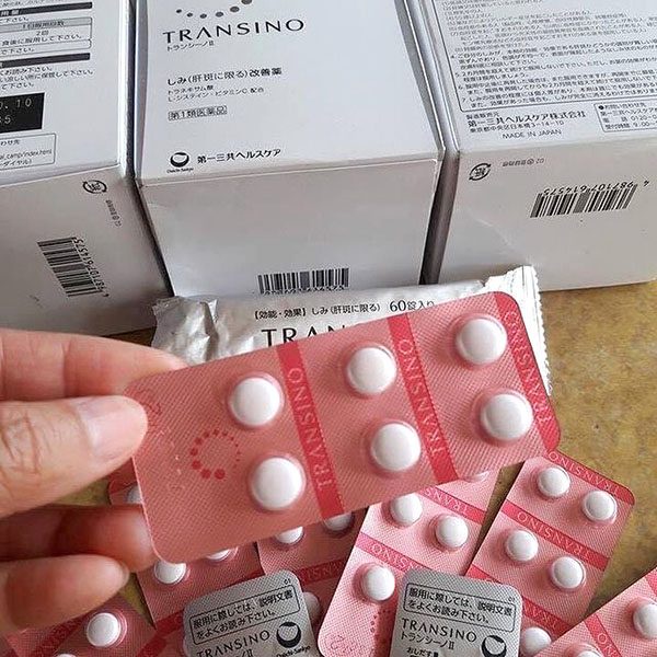 [Hộp Trắng] VIÊN UỐNG HỖ TRỢ GIẢM NÁM TRANSINO