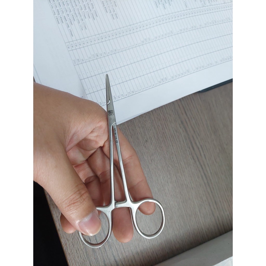 Kẹp mạch máu Halsted-mosquito cong và dài nhiều kích cỡ Hàng Chính Hãng 100%