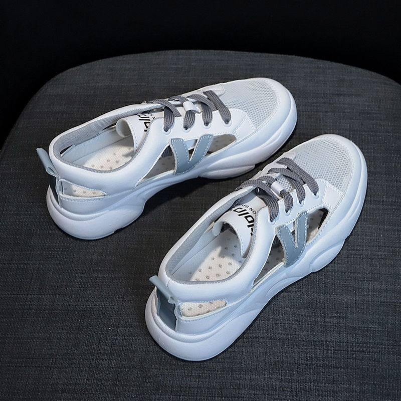 2021new Mùa Hè Trắng Giày Nữ Tất Cả Trận Đấu Internet Người Nổi Tiếng Giải Trí Bơm Thể Thao Giày Sandal Mùa Hè Phẳng Ins Thời Trang | BigBuy360 - bigbuy360.vn