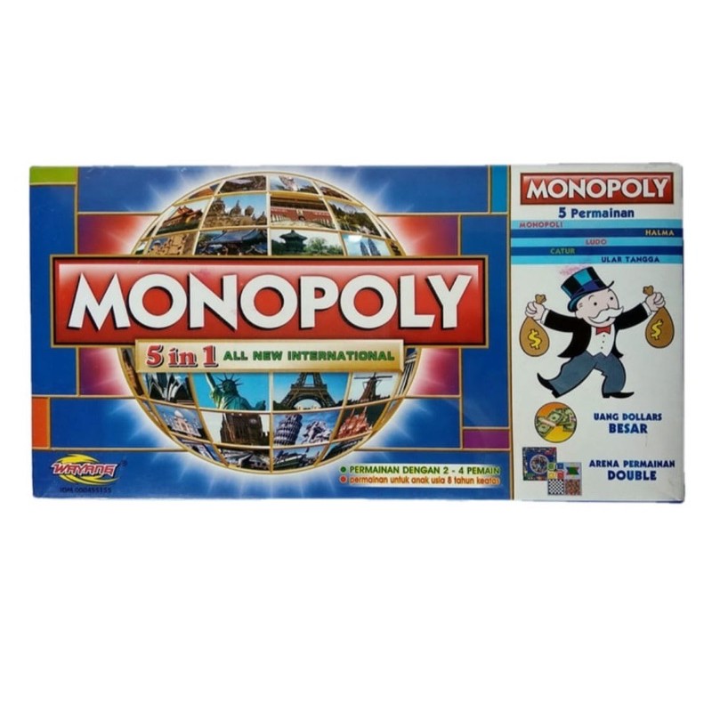 (Hàng Mới Về) Phấn Má Hồng Monopoly 5 Trong 1 Tiện Dụng