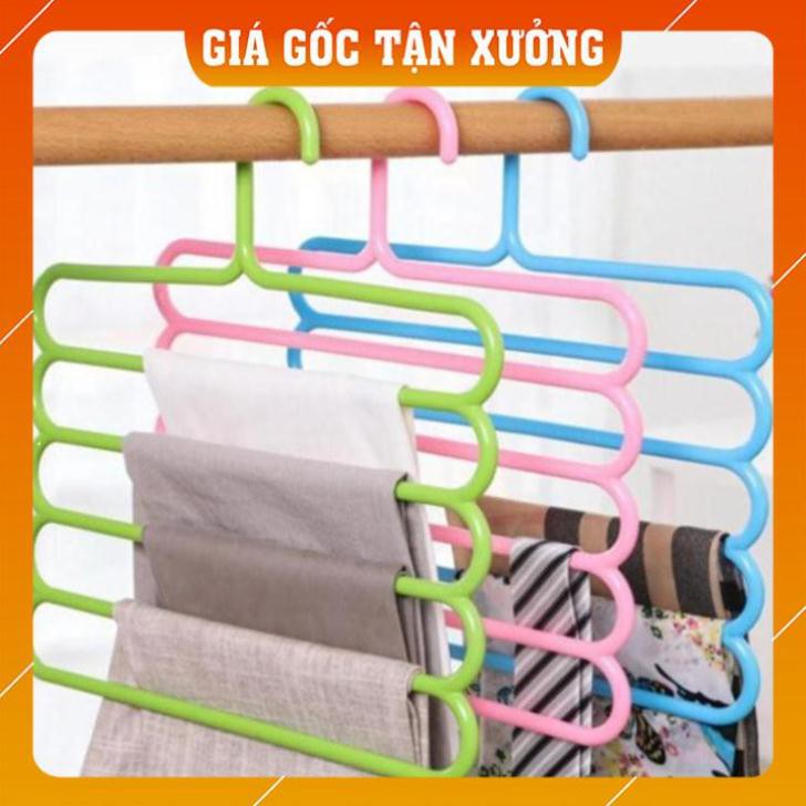 [FREE SHIP - HÀNG CHUẨN] MÓC TREO QUẦN - KHĂN ĐA NĂNG - MÓC TREO 5 TẦNG THÔNG MINH - LOẠI 1