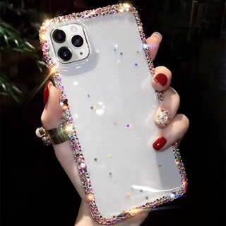 Twinkle Ốp Điện Thoại tpu Mềm Trong Suốt Họa Tiết Ngôi Sao Lấp Lánh Cho iphone13 15pro 11 14pro 12 xsmax xr 8plus 7p 6s xsm