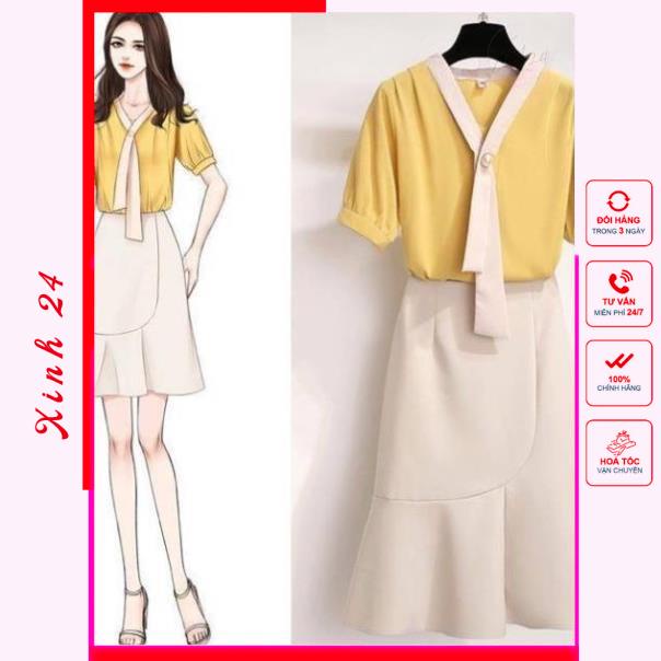 Chân Váy Đuôi Cá công sở, Chân Váy hàng thiết kế phong cách Hàn Quốc | BigBuy360 - bigbuy360.vn