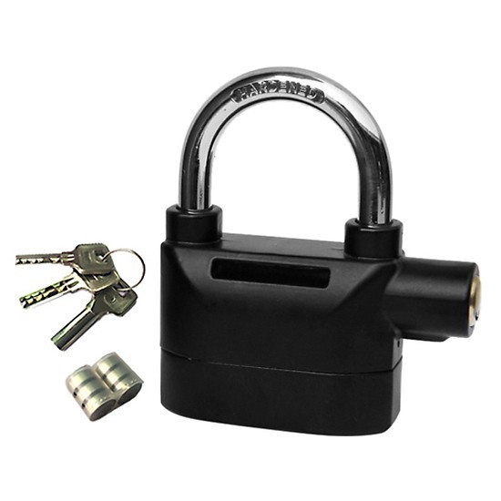 Ổ KHÓA /FREESHIP 99K /Ổ KHÓA CHỐNG TRỘM KINBAR ALARM LOCK màu đen