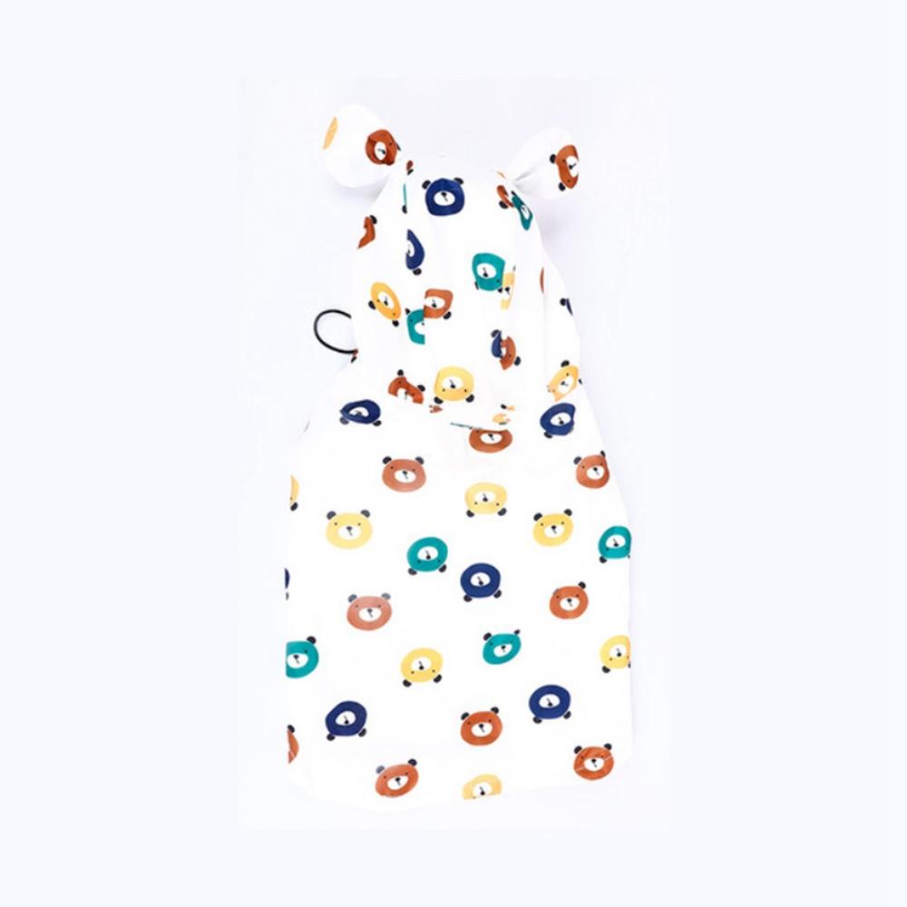 AUGUSTINA Áo Mưa Chống Thấm Nước In Hình Chó Bull Dành Cho Chó