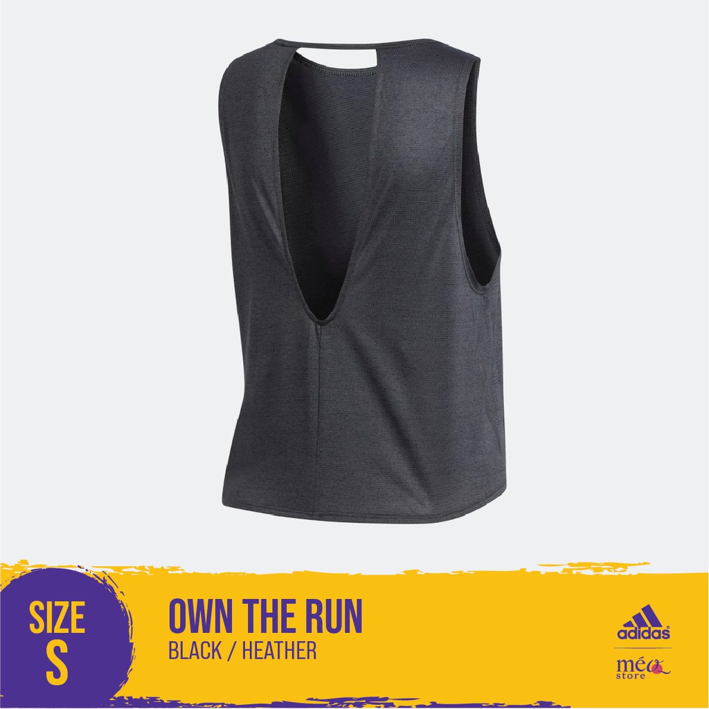 [Auth] Áo thể thao nữ ba lỗ Adidas Own the Run màu xám