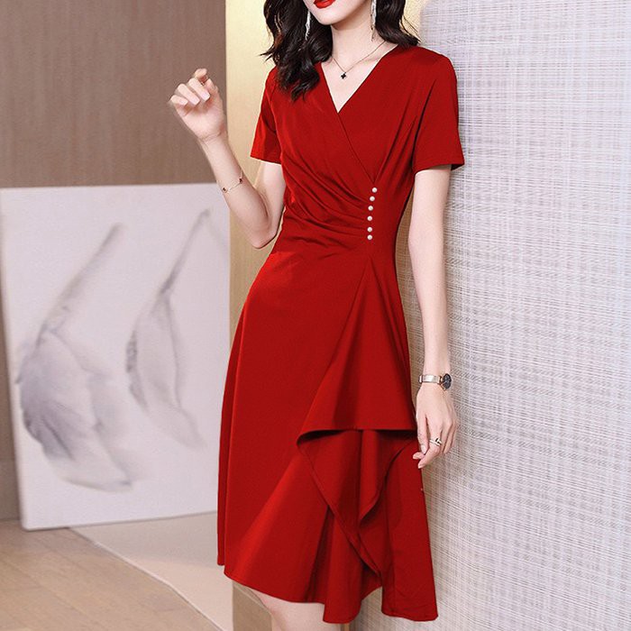 GOTI - SANG CHẢNH - ĐẦM DỰ TIỆC NỮ  KIỂU ĐẦM XÒE DỰ TIỆC ĐÍNH HẠT BẸT - ĐẦM DỰ TIỆC CAO CẤP NỮ 3321 3308 | BigBuy360 - bigbuy360.vn