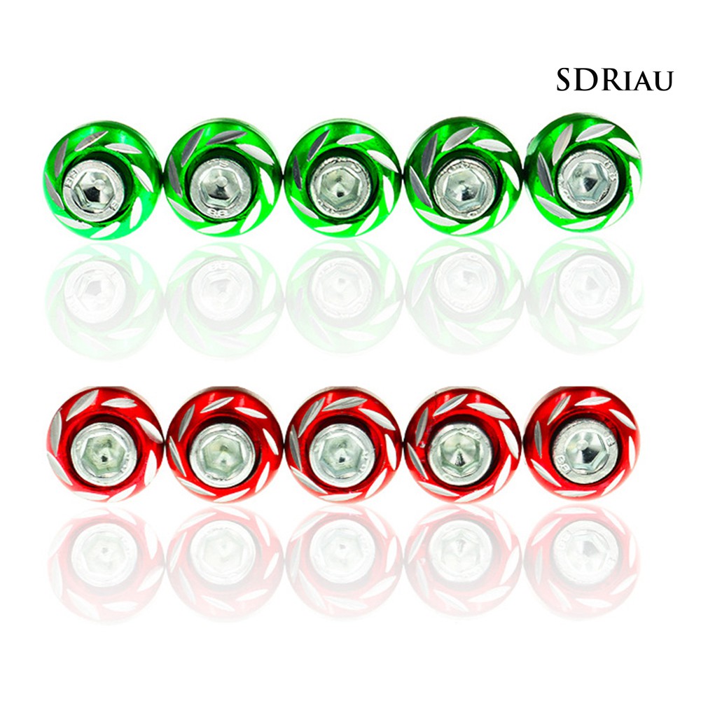 Bộ 5 Ốc Vít Hợp Kim Nhôm 6mm Cho Xe Mô Tô