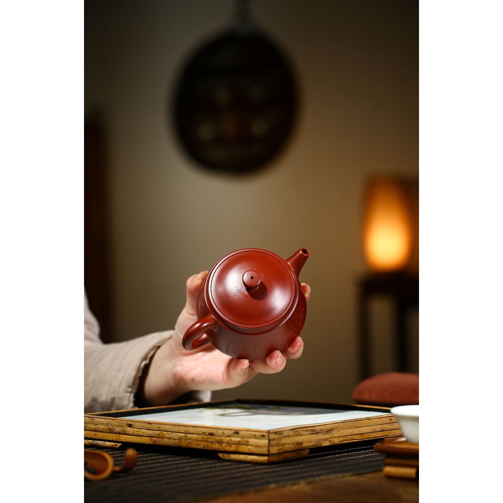 Ấm Tử Sa Nghi Hưng Đại Khẩu Biều 190 ml (Đại Hồng Bào)