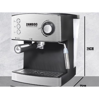 Máy pha cà phê Espresso 15bar Zamboo ZB-88CF Bảo Hành Hàng chính hãng